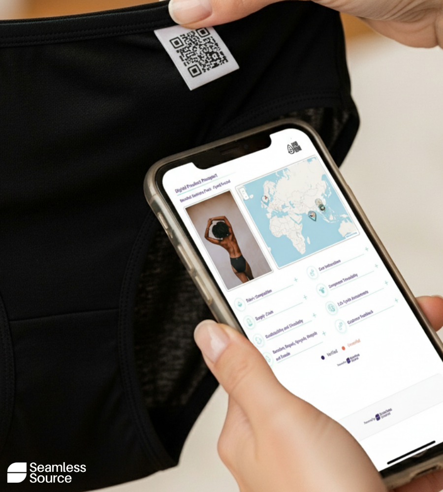 digital product passport powered by seamless source