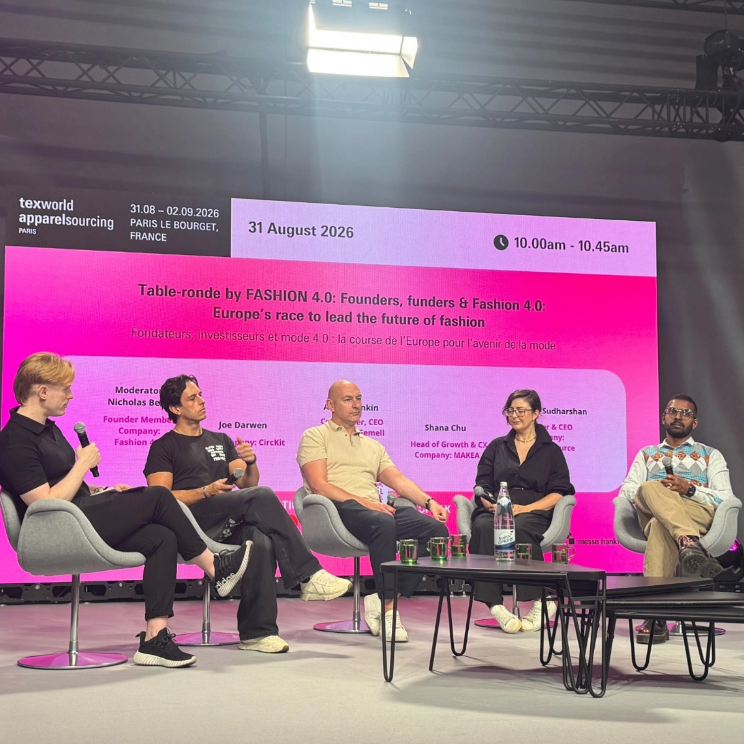 Founders and Funders Fashion 4.0 panel at Avantex Paris